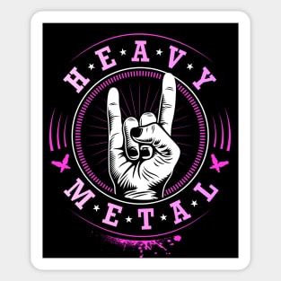 Heavy Metal - Mano cornuta Devil Horns Sticker